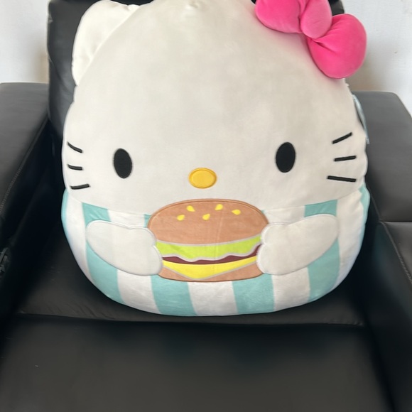 Hello Kitty NWT summertime 20/23” large original Squishmallow plush-burger!! - Picture 7 of 10